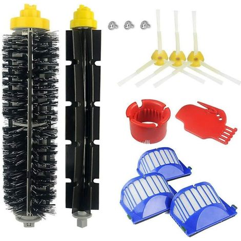 Kit De Brosse Et Accessoire Pour Irobot Roomba Série 600 605 610 616 620 625 630 631 632 639 650 651 660 670 680 681 691 696 -kit De 13 Pièces