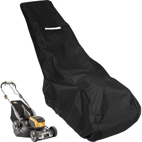 Housse De Protection Pour Tondeuse À Gazon Avec Sac De Rangement :housse De Protection Pour Tondeuse À Gazon Avec Cordon De Serrage, 210d Oxford