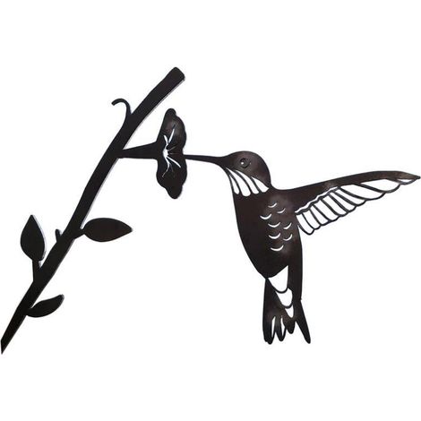 Art Mural En Métal Oiseaux, Décoration Murale Oiseau En Métal Noir, Deco Murale Metal Moderne Oiseaux Et Branches Design Pour Decoration Chambre Salon