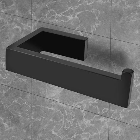 Porte-papier Hygiénique En Acier Inoxydable 304 Noir Adapté À La Salle De Bain Et À La Cuisine