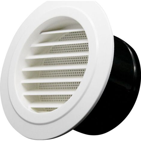 75mm Bouche De Ventilation Avec Grille De Protection - Abs (ø75mm)
