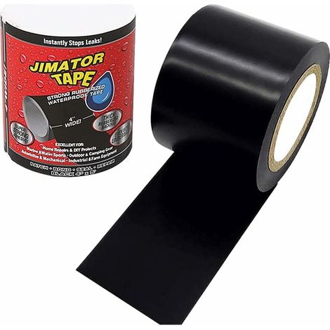 Ruban Étanche Noir，2pcs Tape Waterproof，ruban En Silicone Auto Fusionnant, Ruban Isolant Et Bande D'Étanchéité，d'étanchéité Qui Colle Et Répare Quasiment Tout