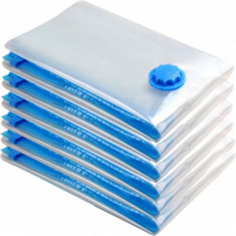 6pcs 40x60cm Sac De Rangement Sac Sous Vide Sac À Vêtements
