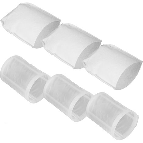 Lot De 3 Pré-filtres + 3 Filtres Pour Aspirateur Makita Cl100/cl106/cl180/dcl180 - Accessoires D'Aspirateur - Préfiltre 451208-3 - Pièce Filtrante 443060-3