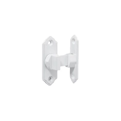 Verrou De Porte Coulissante À 90 Degrés, Loquet De Verrouillage De Porte Coulissante À Angle Droit, Loquet De Verrouillage De Porte À 90 Degrés (blanc)