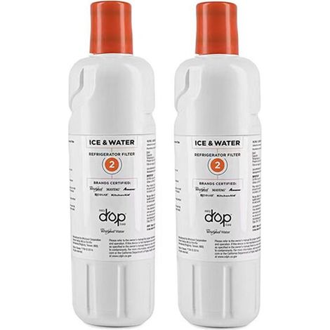 Lot De 2 Filtres (edr2rxd1) Réfrigérateur, Filtre À Eau Du Réfrigérateur