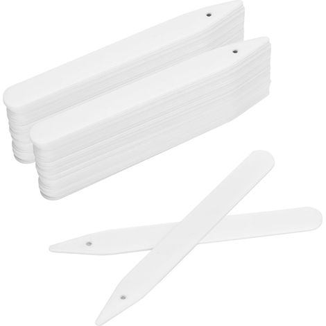 100 Pièces 12.7 Cm Etiquette Pour Plante, Suspendable Etiquettes Jardin Exterieur,etiquettes Semis Réutilisable,etiquette Plantation Potager-blanc