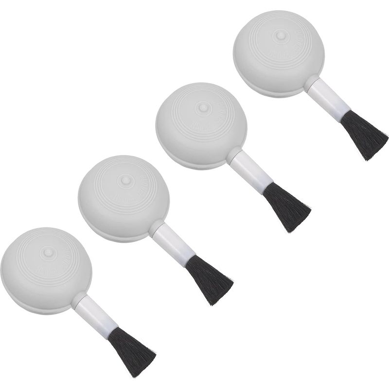 Set Mit 4 Druckluftgebläsen Und Einer 20-mm-reinigungsbürste Für Laptop-bildschirme Und Tastaturabdeckungen – Grau