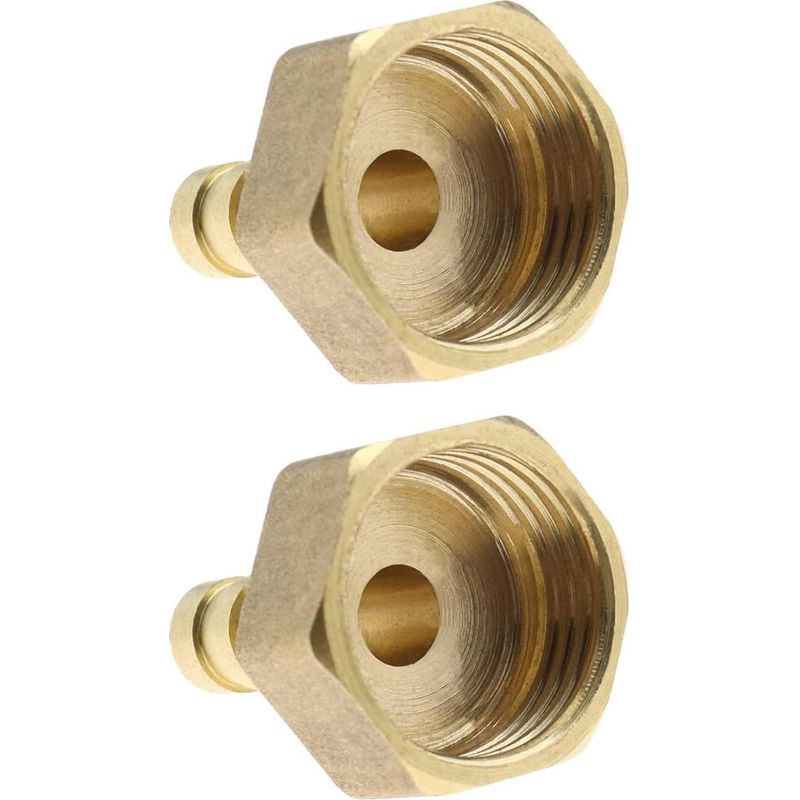 Stück 8 Mm 1/2 Zoll Bsp-innengewinde Messing-schlauchverbinder, Schlauchanschluss-adapterkupplungen Für Kraftstoff, Luft, Gas, Wasser Und Öl
