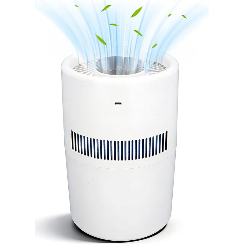 2-in-1 Luftbefeuchter Mit Luftreiniger, 4 L, 5 W, Ohne Wassertank, Nebelfunktion, Verdunstungsfunktion, Ideal Für Schlafzimmer Und Büro