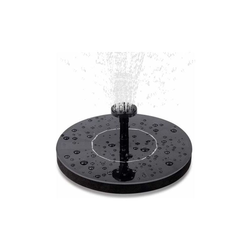 Alliandis Forehill Solar-quellpumpe, 1,5 W Monokristalline Solar-wasserpumpe, 7 V Solar-quellpumpe Für Den Außenbereich Für Gärten, Vogeltränken, Fischteiche, Kleine Teiche