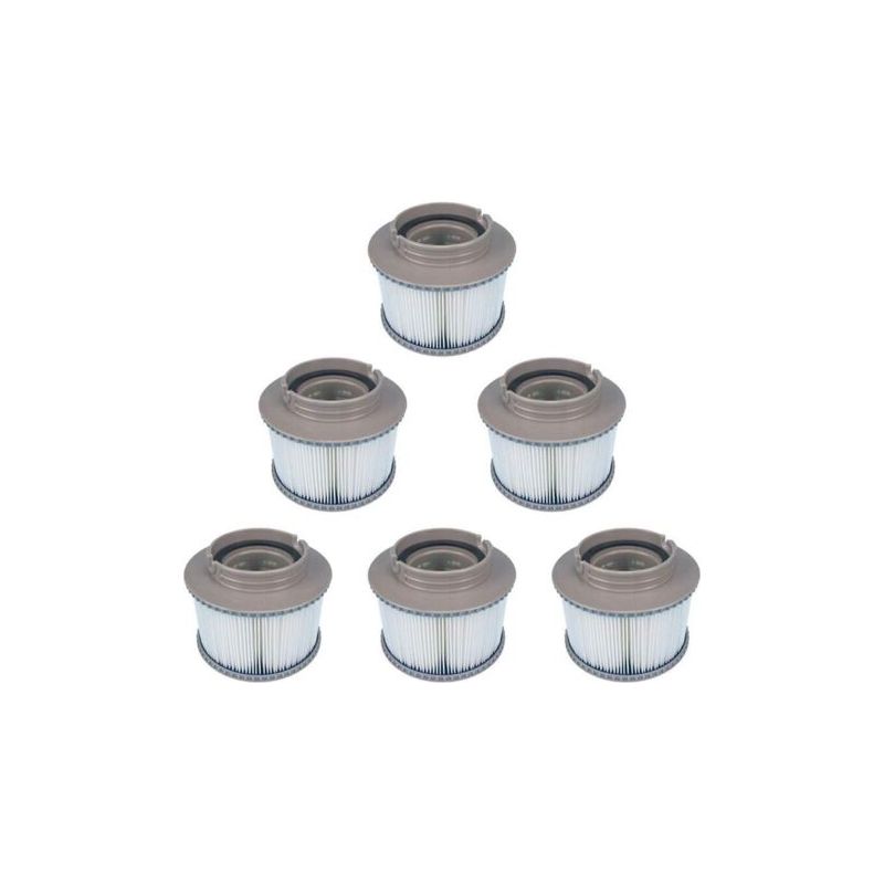 Alliandis 6er-pack Mspa-ersatzfilter Für Die Fd2089-kartuschenfilterpumpe, Kompatibel Mit Allen Aktuellen Mspa-whirlpools