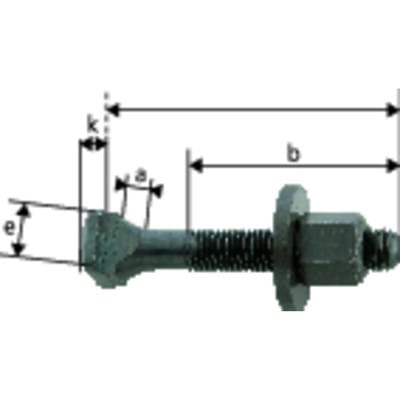 Schraube für T-Nuten DIN 787 M16x16x63mm komplett