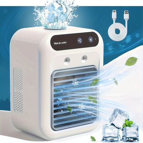 Mini-usb-wiederaufladbarer Klimaanlagenventilator – Tragbares Kühlgerät Fürs Büro, Usb-aufladbar
