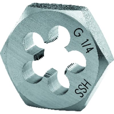 Schneideisen DIN 382 HSS G 3/4" 6kt.