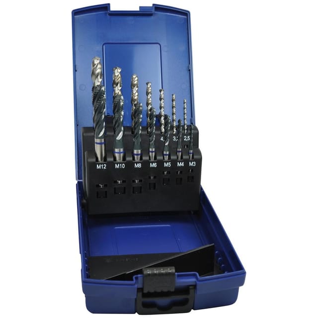 Maschinen-Gewindebohrer-Satz DIN 371C HSSE +KLM3-M12 vap VA 6H GL