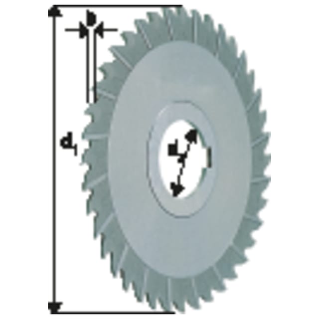Scheibenfräser DIN 1834A HSSE ø80 x 4,0mm