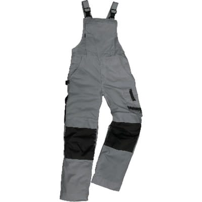 Arbeitslatzhose Champ, grau/schwarz, Größe 60
