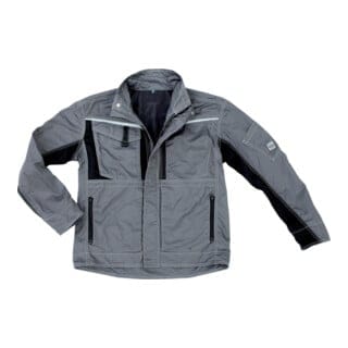 Arbeitsjacke Champ, grau/schwarz, Größe S