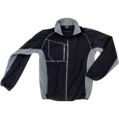 Fleecejacke Champ, schwarz/grau, Größe XXL