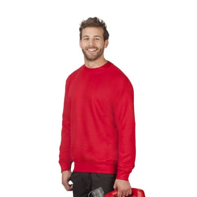 Men’s Sweater 80/20 fire red, Größe XL