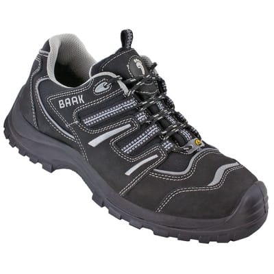 Sicherheitshalbschuh Peter Sports 7204, S3 SRC ESD, schwarz/grau, Größe 40
