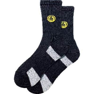 Funktionssocke, schwarz/grau, Größe 39-41