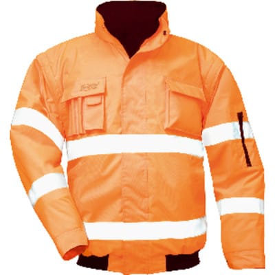Warnschutz-Pilotenjacke TOM 23523, warnorange, Größe M