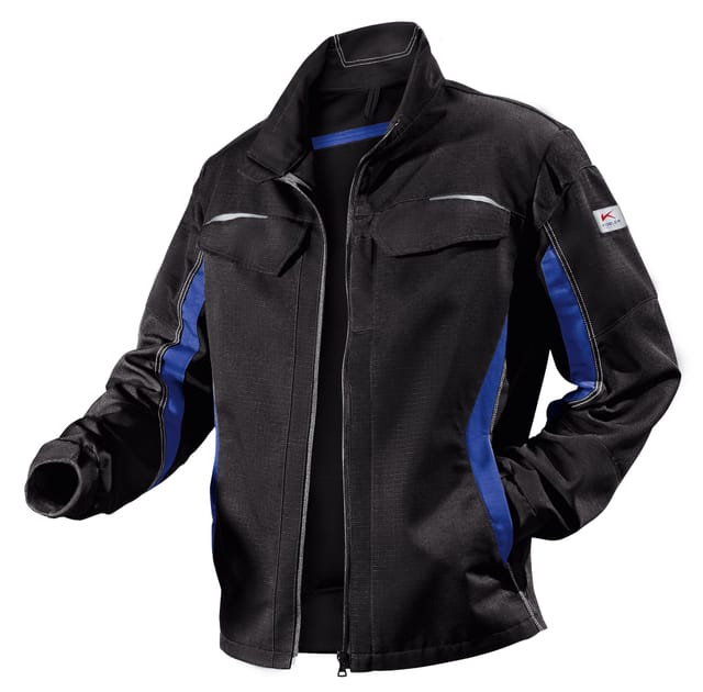 PULSSCHLAG Jacke 1324 5353, schwarz/kbl.blau, Größe 44