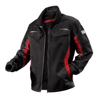 PULSSCHLAG Jacke 1324 5353, schwarz/mittelrot, Größe 54