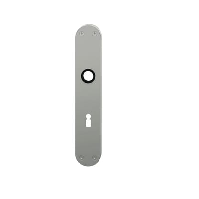 Langschildpaar 14 1418,oval o. No.,BB 72,F1 eloxiert