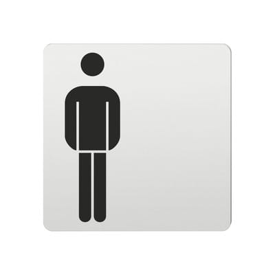 OA-Hinweisschild, 36 4058 Herr, naturfarbig eloxiert