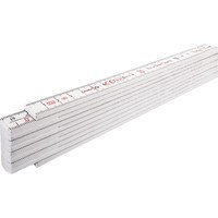 Kunststoff-Gliedermaßstab Type 1004, 1m weiß Bild 2