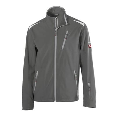 Softshell-Jacke 24, dunkel-grau/hell-grau, Größe XL