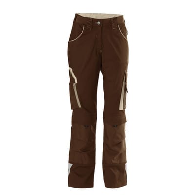 Bundhose 24 Damen, braun/beige, Größe 40