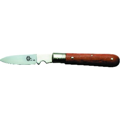 Kabelmesser klappbar 1-teilig Holzgriff
