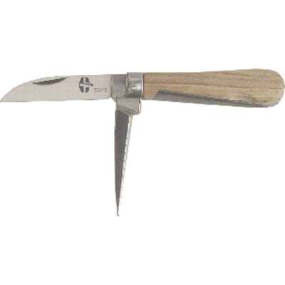 Kabelmesser klappbar 2-teilig Holzgriff