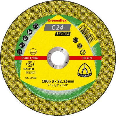 Trennscheibe C24 Extra 125x2,5mm gekr.