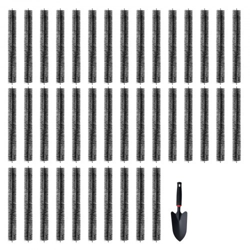 Dachrinnenbürste, 36,6 M Gesamtlänge, Φ110 Mm, Dachrinnenreinigungswerkzeug, Laubschutz Für 12,7 Cm Dachrinnen, Entfernt Mühelos Blätter Und Schmutz Vom Dach, 40er-pack
