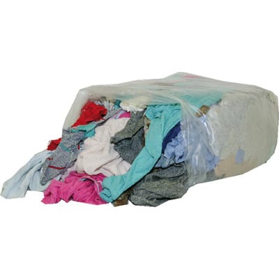 Trikotputzlappen Baumwolle, hellbunt 10kg