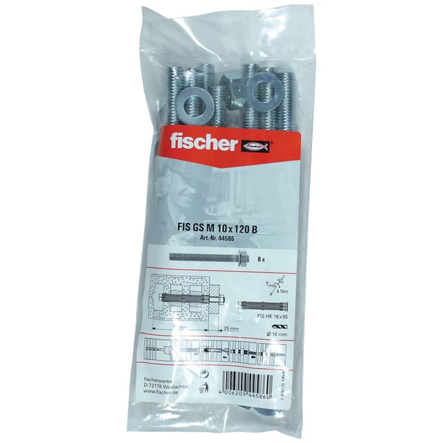 Injektions-Gewindeanker FIS GS, verzinkt M10x120 B (8)