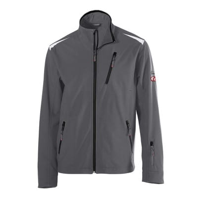 Softshell-Jacke 24, dunkel-grau/schwarz, Größe M