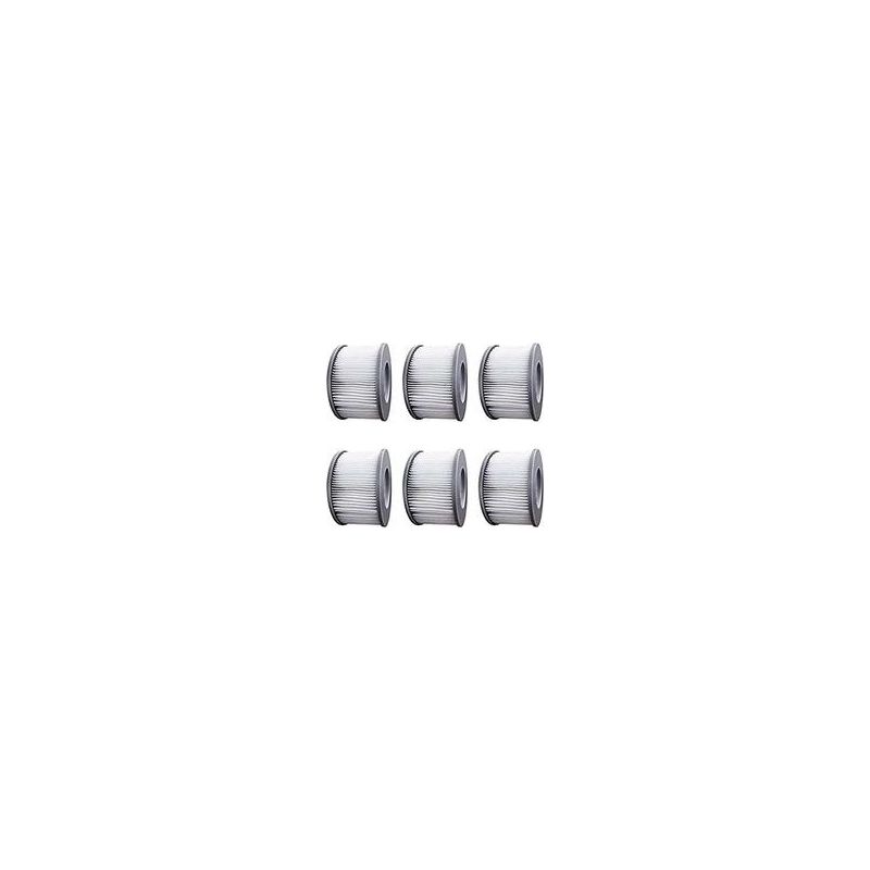 Set Mit 6 Filtern Für Aufblasbare Mspa-whirlpools, Verbesserte Version, Filterkartusche Kompatibel Mit Allen Aktuellen Whirlpools
