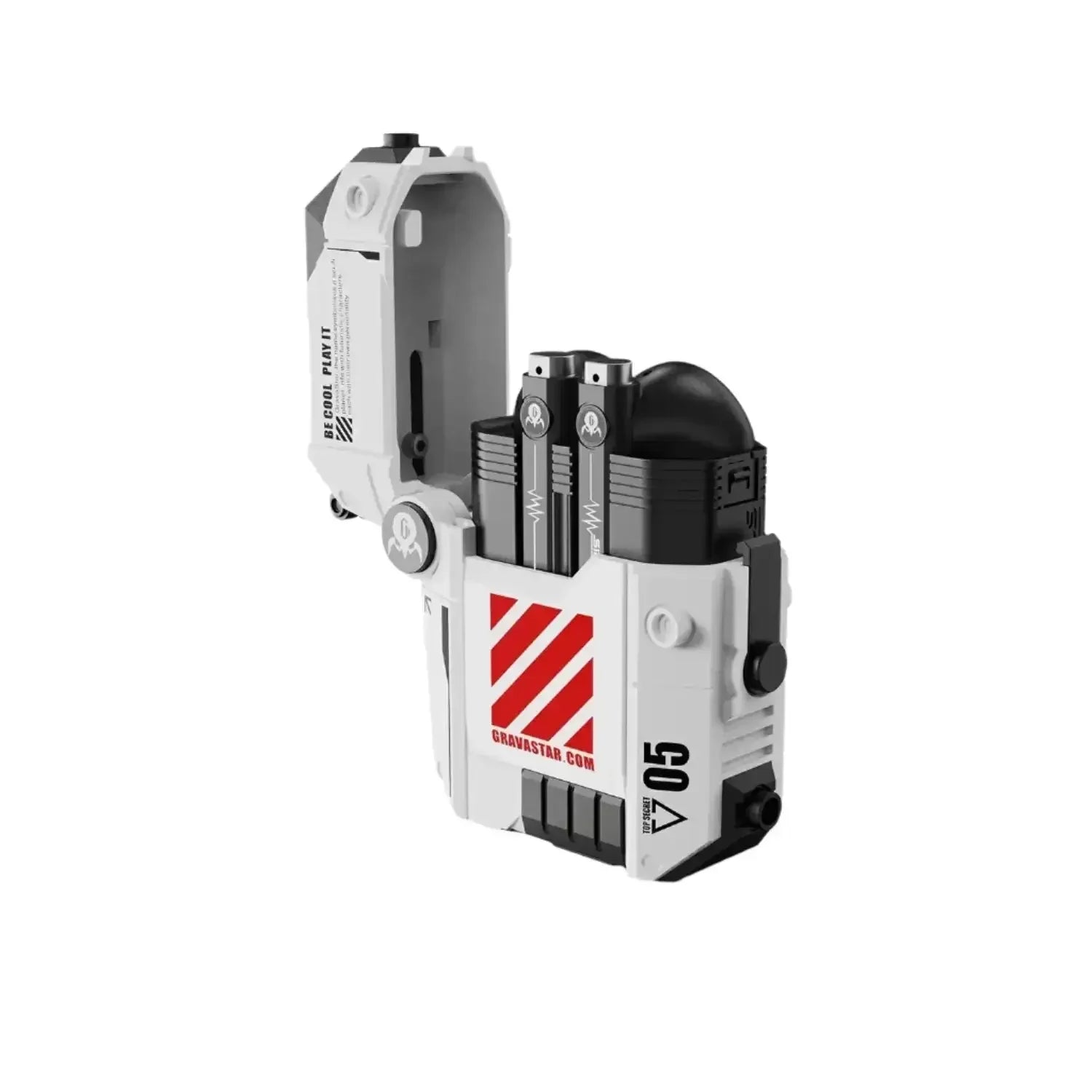 Gravastar - Sirius P5 Defense Mecha White Wireless Headphones - Defense Mecha White Wireless Headphones