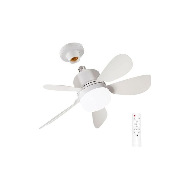 -deckenventilator - Energiesparende Led-lampe, Leiser Betrieb, Einstellbare Helligkeit, Mit Fernbedienung, Geeignet Für Büro, Restaurant Oder Zuhause