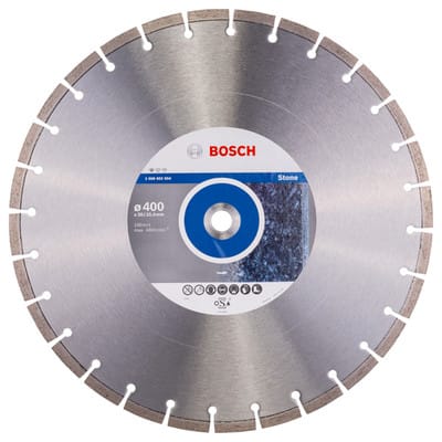 Diamanttrennscheibe Standard for Stone, 400 x 20,00/25,40 x 3,2 x 10mm