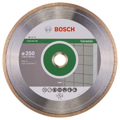 Diamanttrennscheibe Standard for Ceramic, 250 x 30 + 25,40 x 1,6 x 7mm