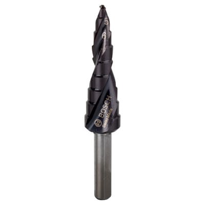 Stufenbohrer HSS-AlTiN 3-Flächen-Schaft ø4 - 12mm 9 Stufen (2608588065)