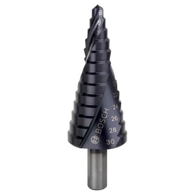 Stufenbohrer HSS-AlTiN 3-Flächen-Schaft ø6 - 30mm 13 Stufen (2608588067)