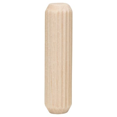 Holzdübel Geriffelte10mm, 40mm, 30er-Pack (2607000448)